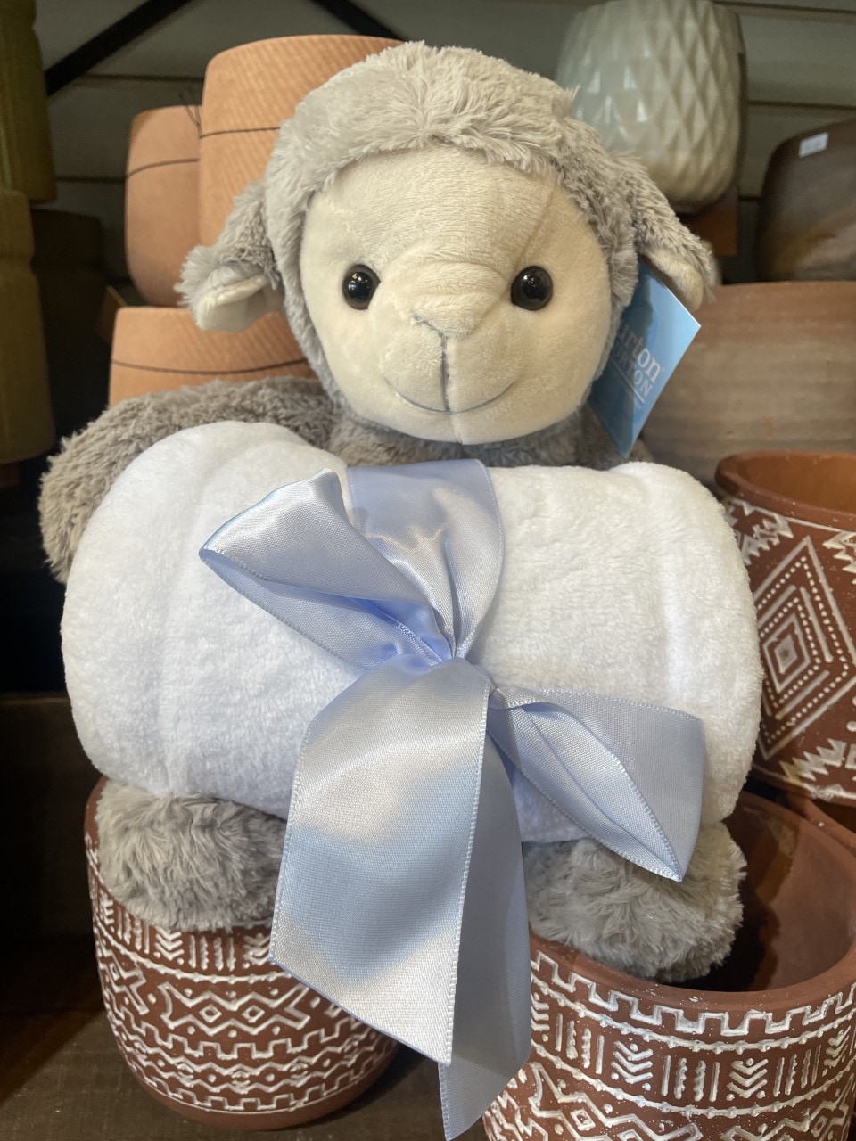 Blue Lamb Blanket